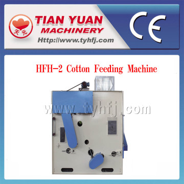 Fibra de algodón automática máquina de materia textil no tejida (HFH-2) de alimentación vibrador